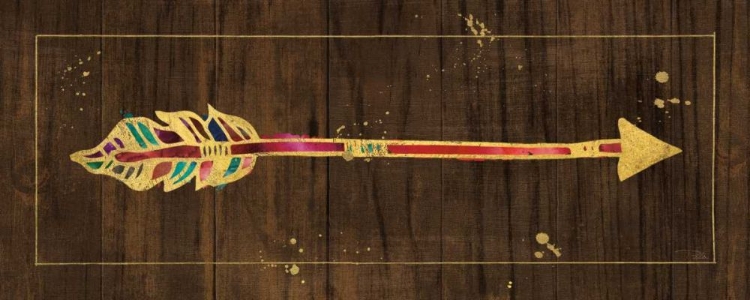 Picture of BEAUTIFUL ARROWS III ON WOOD NO WORDS