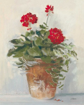 Picture of POTTED GERANIUMS II LIGHT