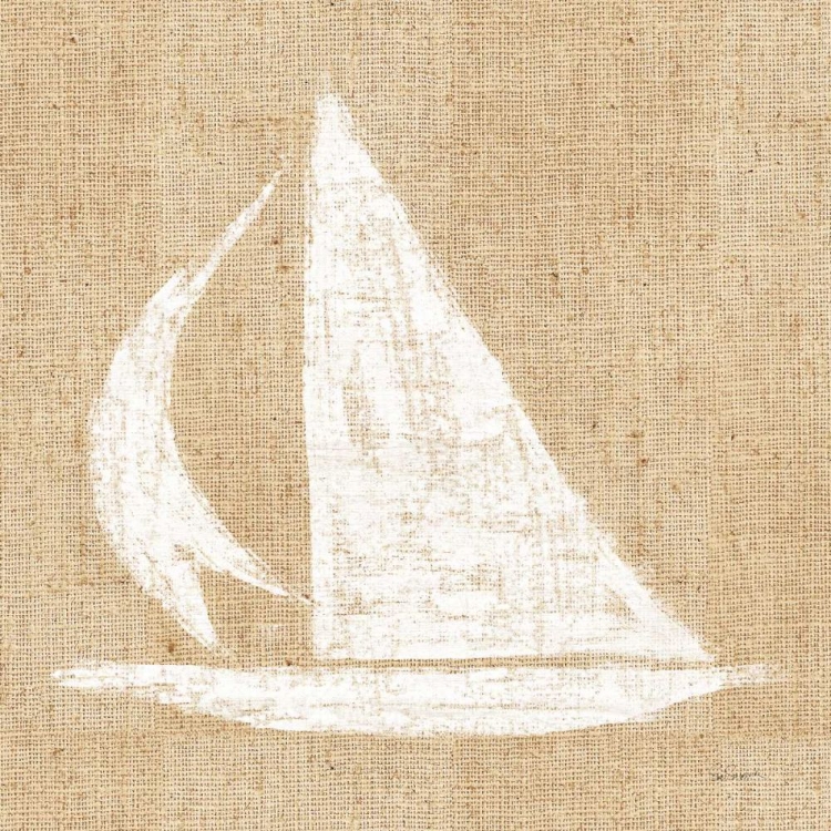 Picture of DRIFTWOOD COAST II WHITE BURLAP