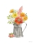 Picture of FARMHOUSE FLORAL VII WHITE