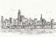 Picture of SKYLINE SKETCHES VII NO WORDS FLOWERS