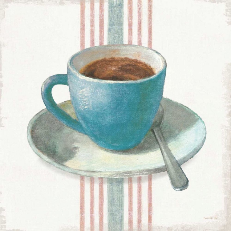 Picture of WAKE ME UP COFFEE IV BLUE WITH STRIPES NO COOKIE