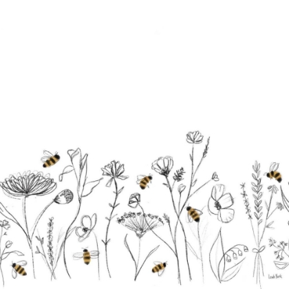 Picture of BEES AND BOTANICALS PATTERN IX