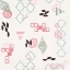 Picture of FLOWERS AND FEATHERS PATTERN VA