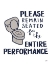 Picture of BATHROOM ETIQUETTE III NAVY GRAY