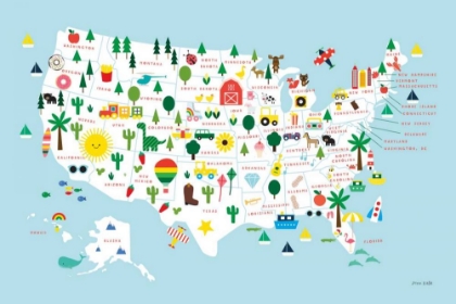Picture of FUN USA MAP