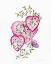 Picture of HEARTS AND FLOWERS I
