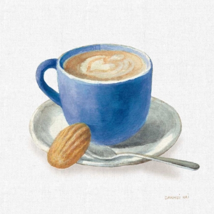 Picture of WAKE UP COFFEE I LINEN CLASSIC BLUE