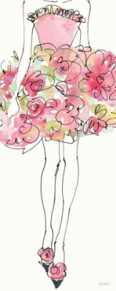 Picture of FLORAL FASHION SHOULDERS I PINK