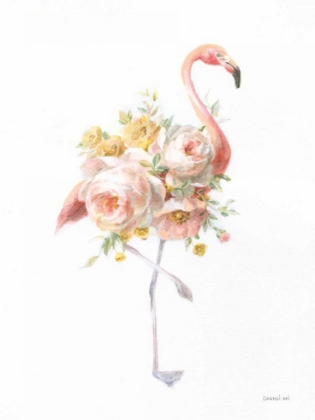 Picture of FLORAL FLAMINGO I