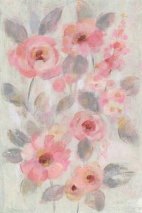 Picture of EXPRESSIVE PINK FLOWERS I