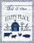 Picture of COUNTRY THOUGHTS I V2 INDIGO WHITE