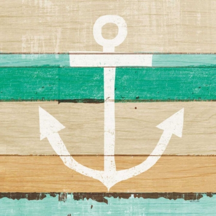 Picture of BEACHSCAPE III ANCHOR GREEN