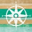 Picture of BEACHSCAPE IV COMPASS GREEN
