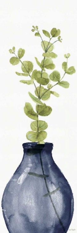 Picture of MIXED GREENERY II NAVY