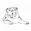 Picture of LINE DOG BULLDOG I