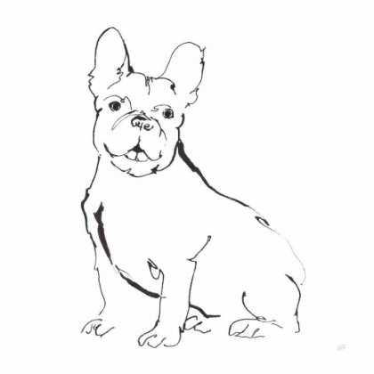 Picture of LINE DOG FRENCH BULLDOG II