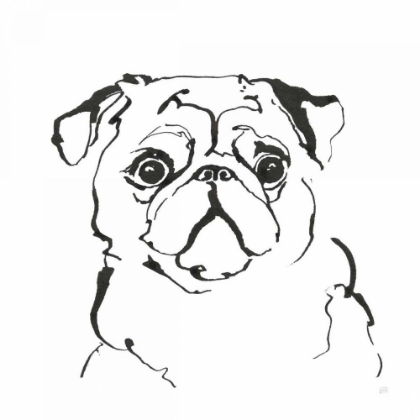 Picture of LINE DOG PUG I