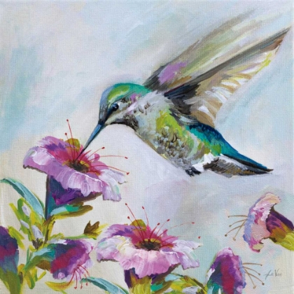 Picture of HUMMINGBIRD II FLORALS