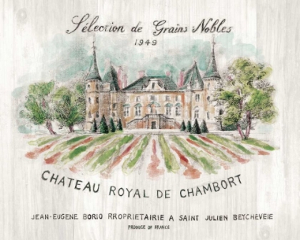 Picture of CHATEAU CHAMBORT ON WOOD COLOR