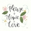 Picture of HOME SWEET HOME III GREEN