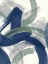 Picture of NAVY BRUSHY ABSTRACT II