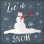 Picture of CHRISTMAS CHEER IV LET IT SNOW