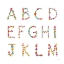 Picture of FLORAL ALPHABET SQ I