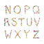 Picture of FLORAL ALPHABET SQ II