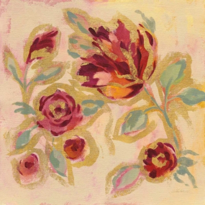 Picture of GILDED LOOSE FLORAL II