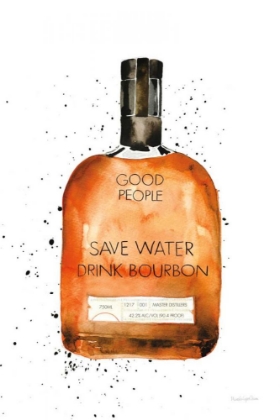 Picture of SAVE WATER DRINK BOURBON