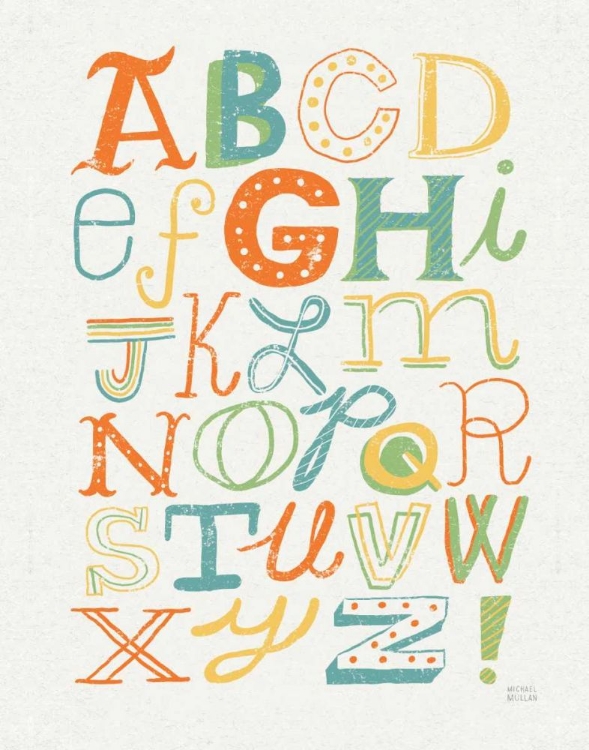 Picture of FUNKY LETTERS BRIGHT