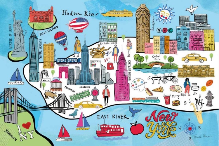 Picture of NEW YORK MAP