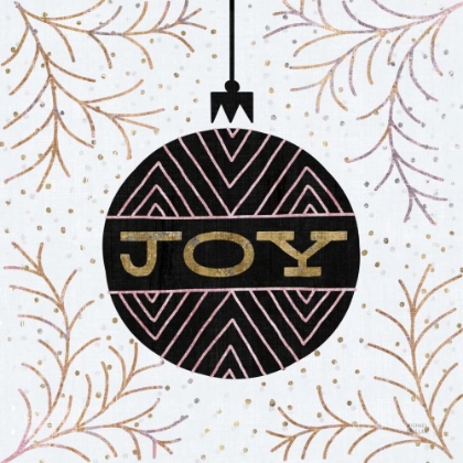 Picture of JOLLY HOLIDAY ORNAMENTS JOY METALLIC