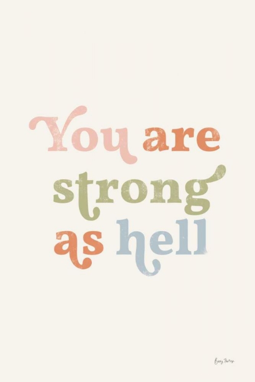 Picture of YOU ARE STRONG PASTEL