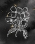 Picture of INDIGO BLOOMS III BLACK