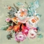 Picture of WINDBLOWN BLOOMS I