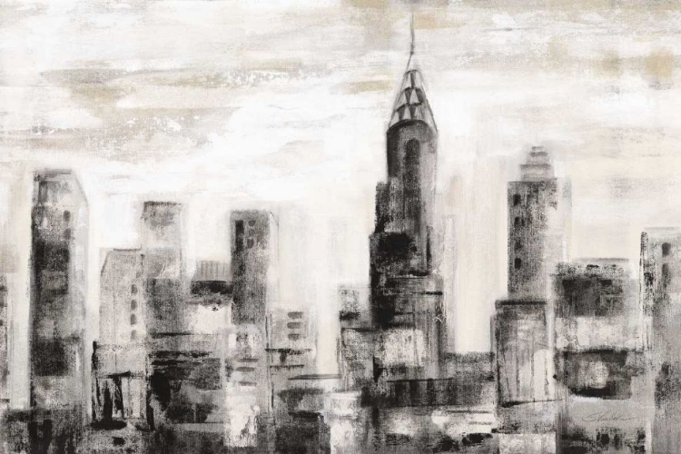 Picture of MANHATTAN SKYLINE BW CROP