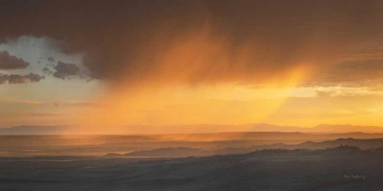 Picture of SUNSET CLOUDS IN THE TETONS