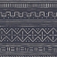 Picture of JUNGLE LOVE PATTERN V BLUE SQ II
