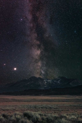Picture of MILKY WAY IN SAWTOOTH MOUNTAINS
