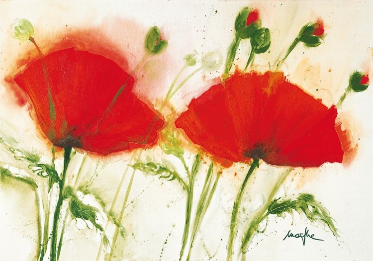 Picture of COQUELICOTS AU VENT II