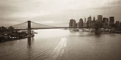 Picture of BROOKLYN BRIDGE AT DAWN