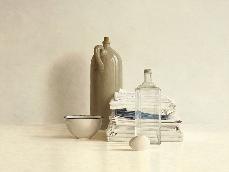 Picture of JAR-BOTTLE-EGG-BOWL AND CLOTHS