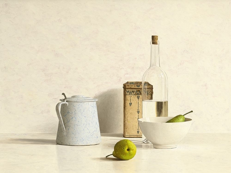 Picture of TWO PEARS-BOTTLE-CAN AND JUG