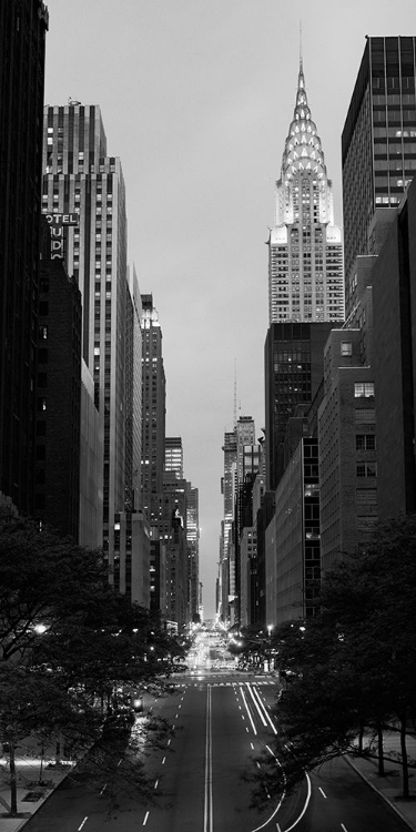 Picture of CHRYSLER BUILDING AT NIGHT