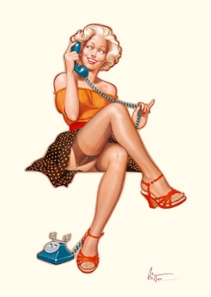 Picture of BETTY AU TELEPHONE