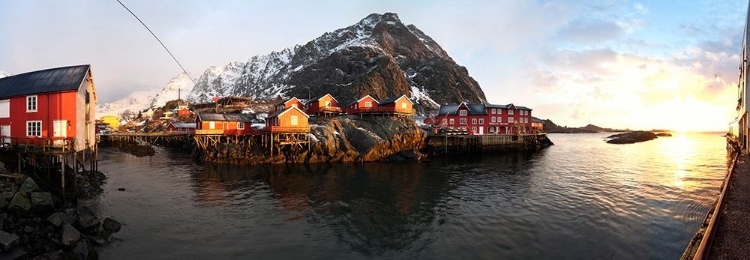 Picture of ALTE FISCHERHUTTEN - LOFOTEN - PANORAMA