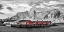 Picture of LOFOTEN NAHE REINE MIT ROTEN HUTTEN
