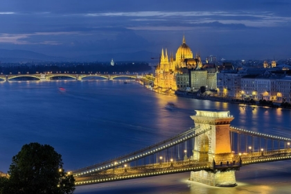 Picture of BUDAPEST KETTENBRUCKE - PARLAMENT